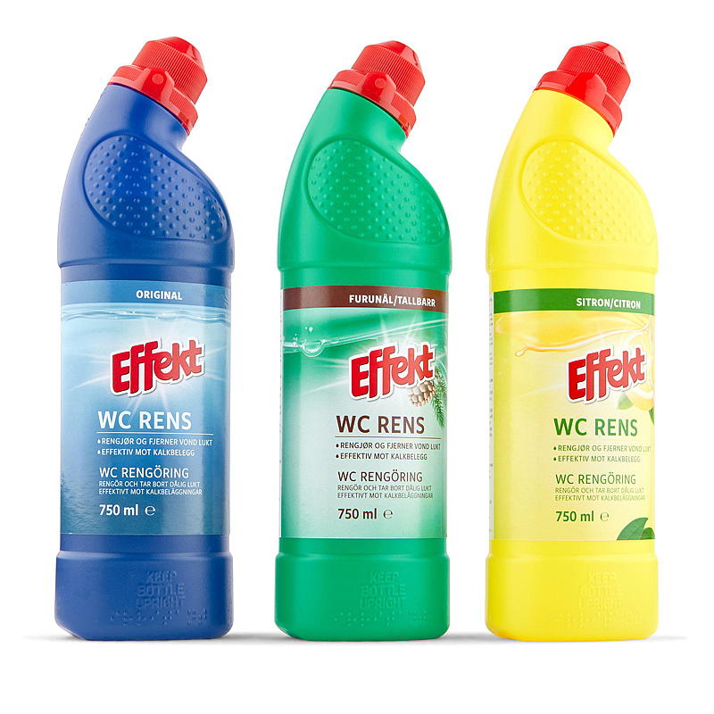 Effekt WC rens 750 ml, sitron Effekt
