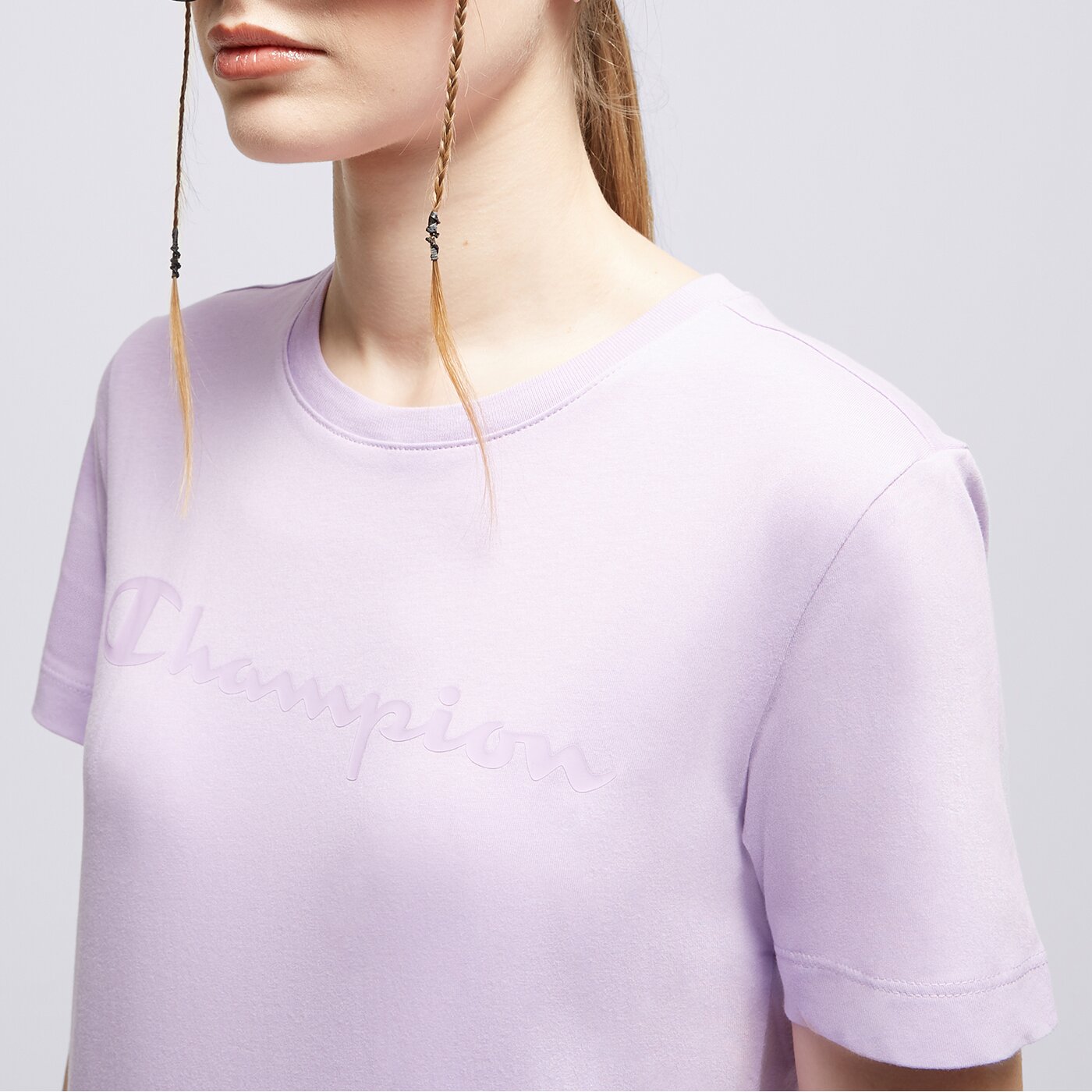 CHAMPION T-SHIRT CREWNECK T-SHIRT Violet