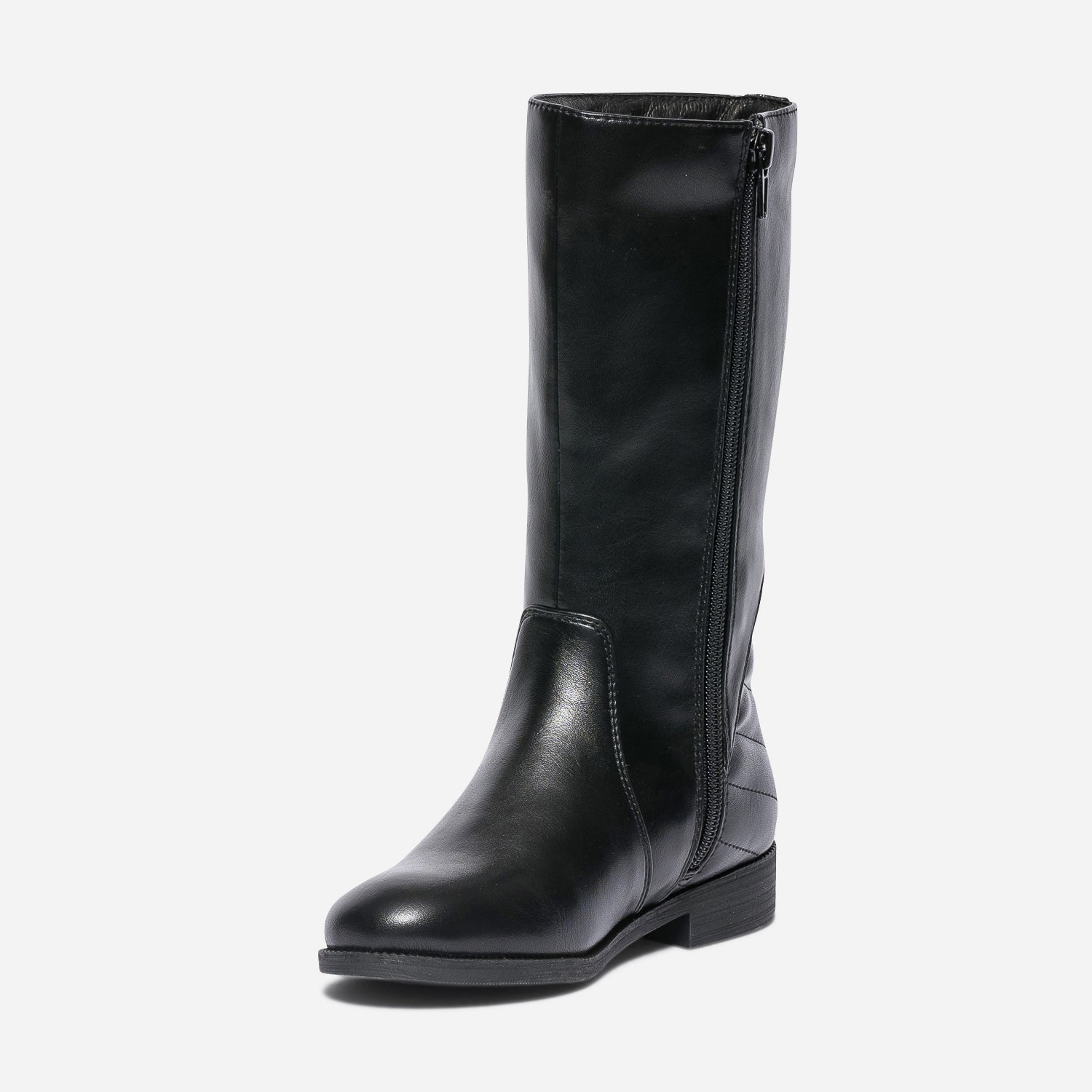 Botte noire esprit motard