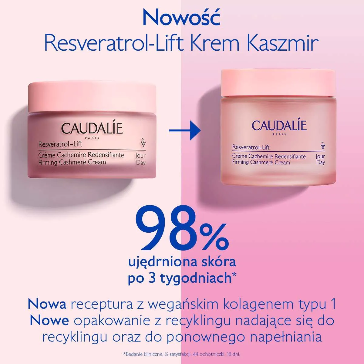 Caudalie Resveratol-Lift kašmyro stangrinamasis kremas