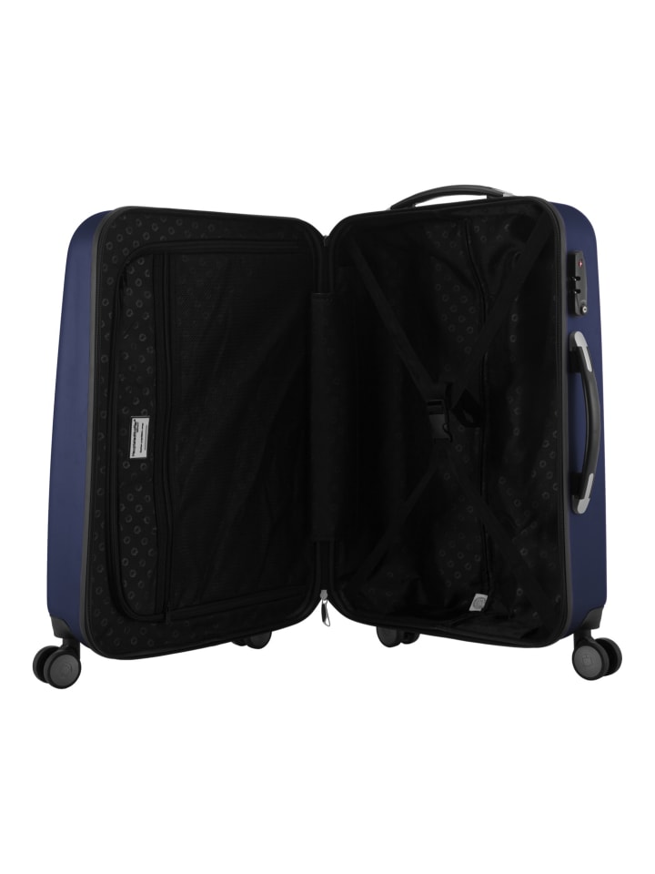 Hauptstadtkoffer Wedding - Koffer auf Rollen 65 cm robuster Hartschalenkoffer in Dunkelblau günstig kaufen M