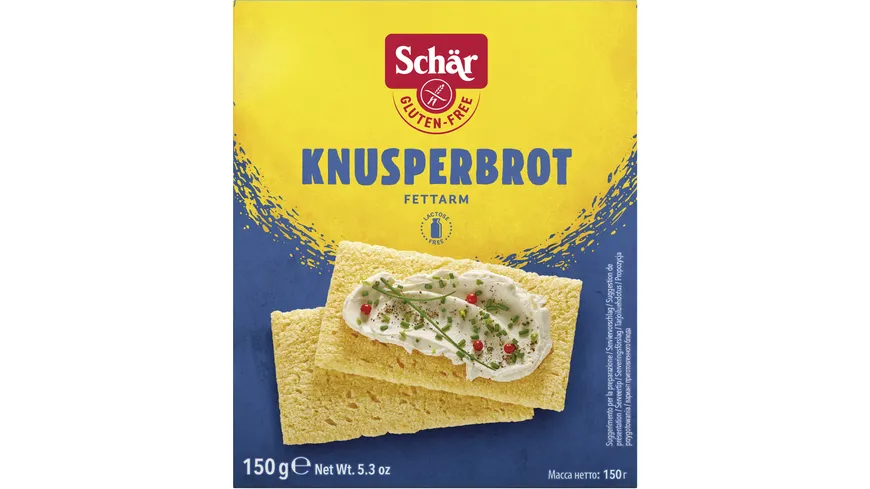 Schär Knusperbrot - glutenfrei 150 g