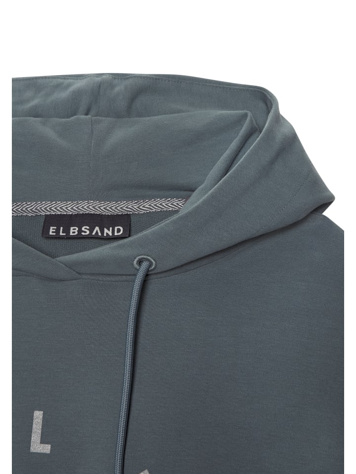 ELBSAND Kapuzensweatshirt in petrol günstig kaufen