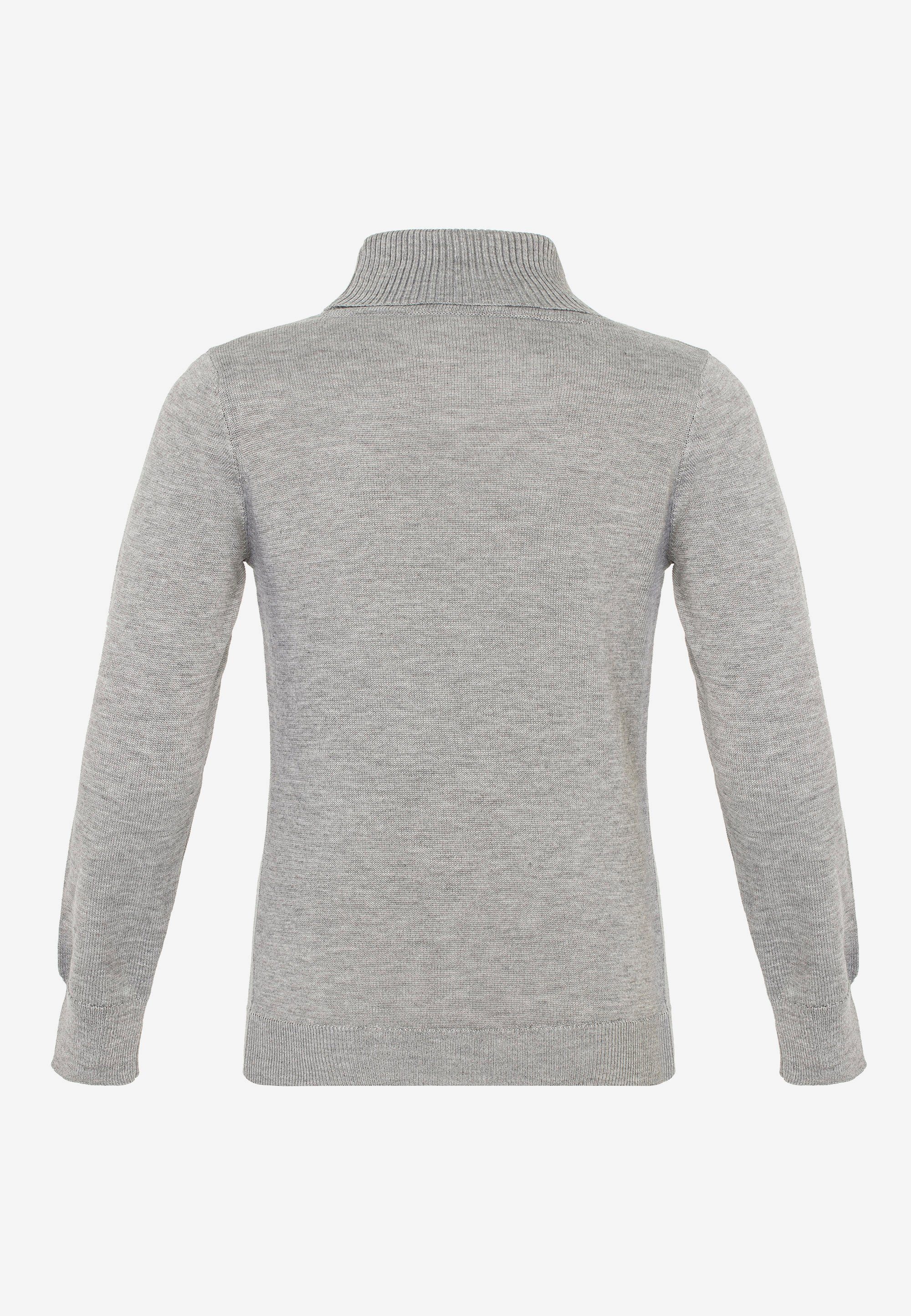 Cipo & Baxx Strickpullover mit edlem Karomuster