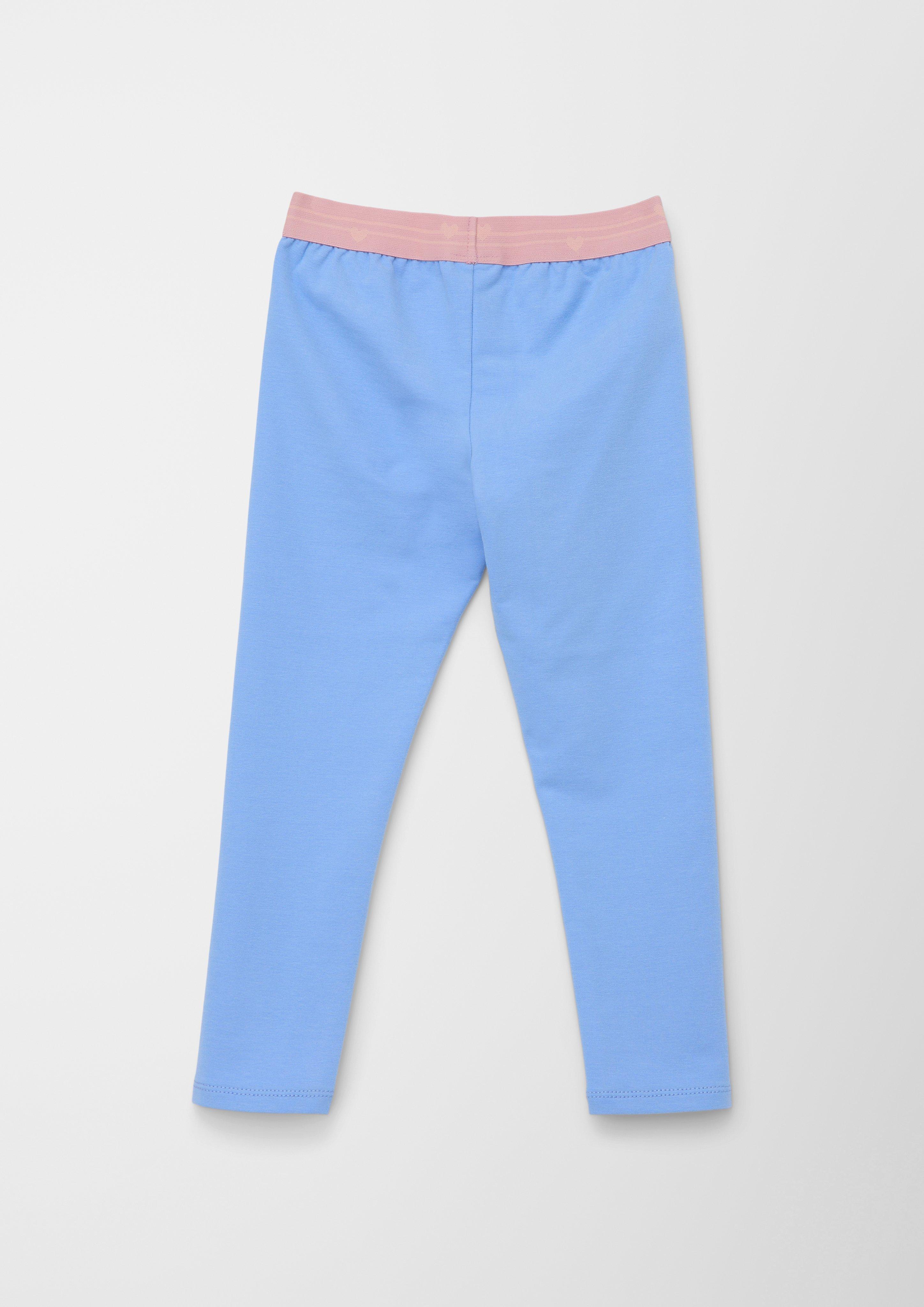 Slim: Leggings mit Herzintarsien  2127397-5362