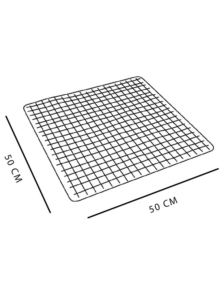 UTILITY Kunststoff-Badematte in Weiß - (L)50 x (B)50 cm günstig kaufen onesize