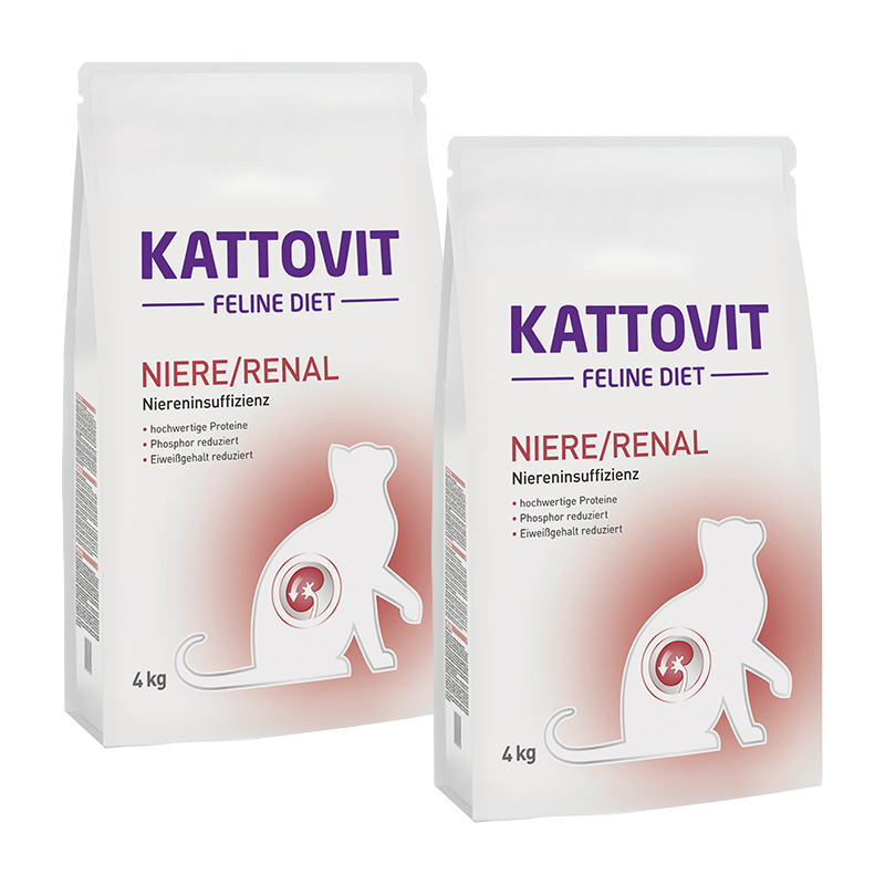 KATTOVIT Nierendiät KATTOVIT Feline Nierendiät 2x4 kg