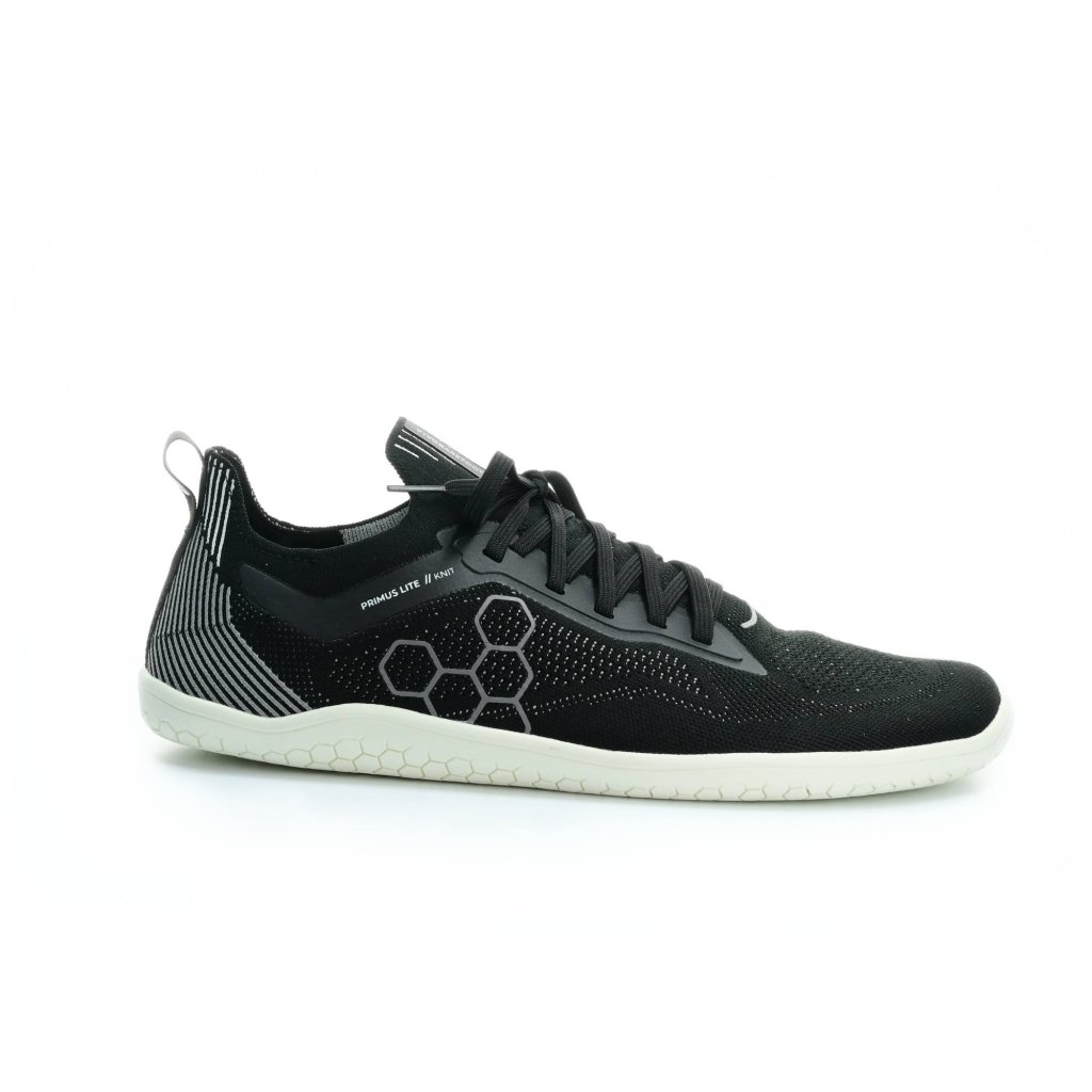 Vivobarefoot Primus Lite Knit M Obsidian Textile sportliche Barfußschuhe