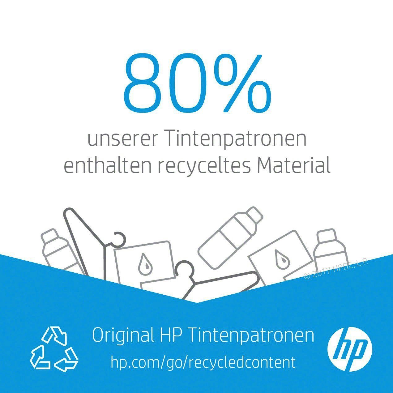 HP 62XL Tintenpatrone (1-tlg., original Druckerpatrone 62 schwarz XL)