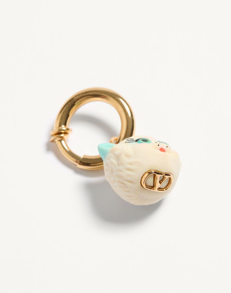 Valentino Le Chat De La Maison enkelt ørering i nylon og metal