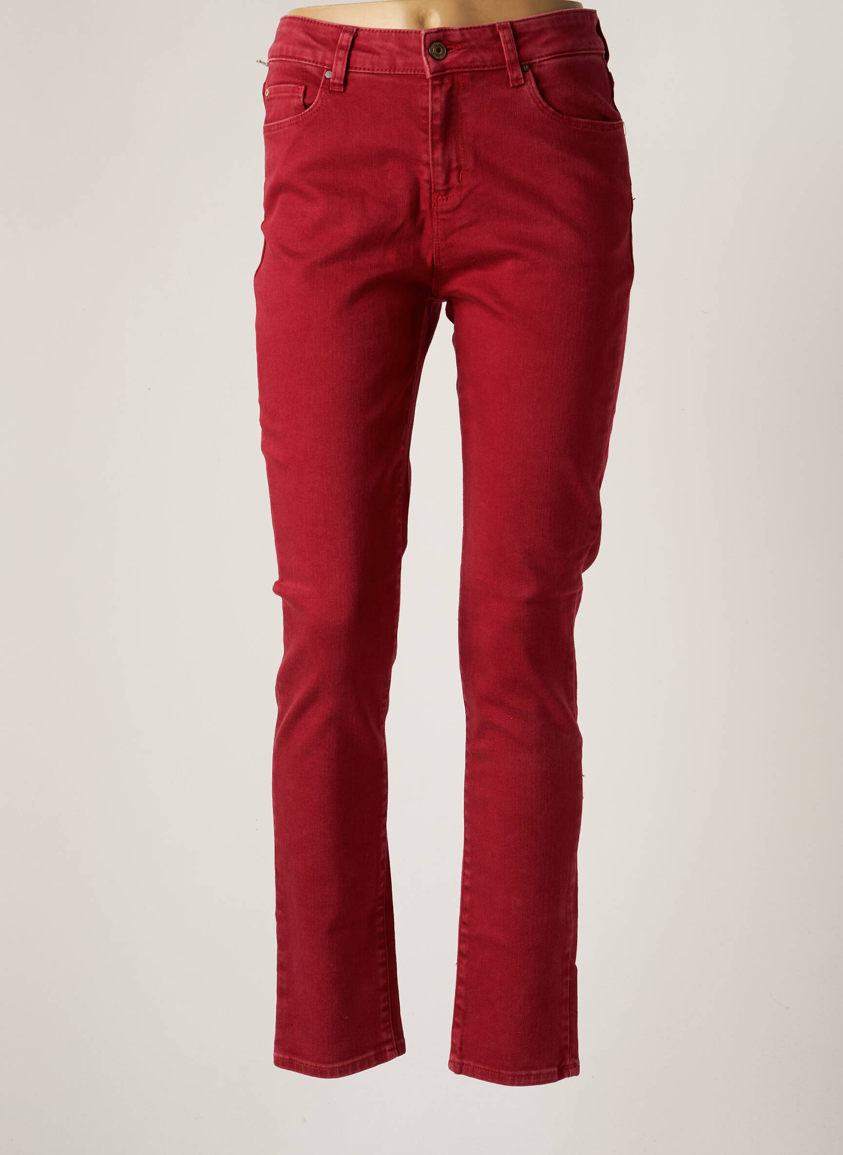 Lee Cooper Jeans Coupe Slim Femme couleur rouge