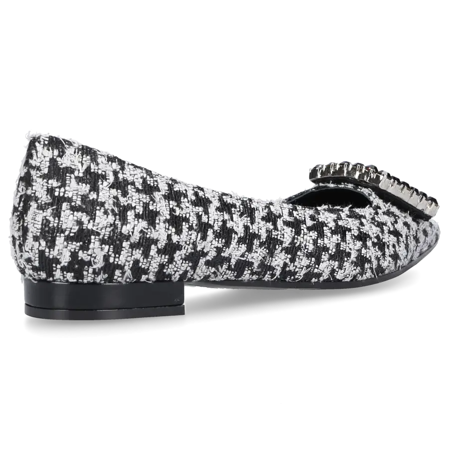 Roberto Festa - Ballerinas AMAIA Tweed - schwarz