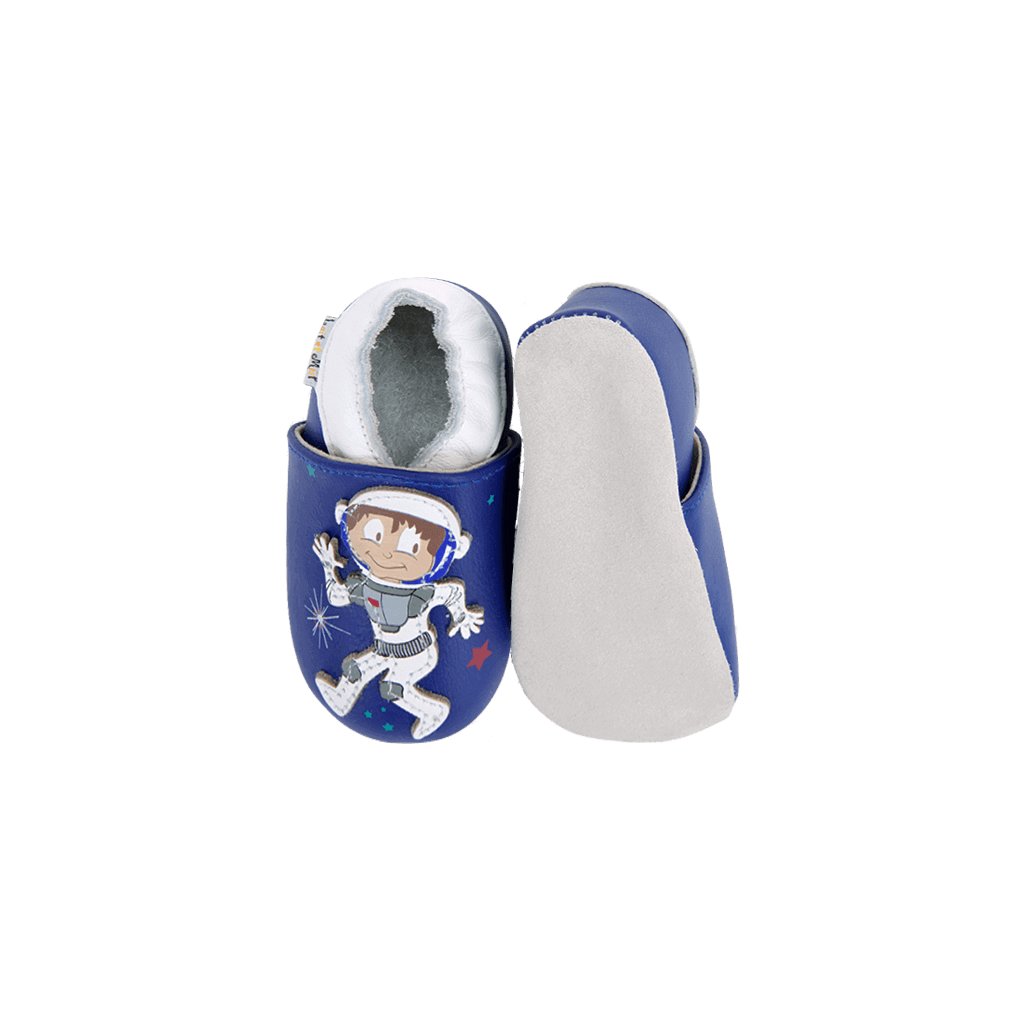 Lait et Miel Spationaute Krabbelschuhe mit Kosmonaut