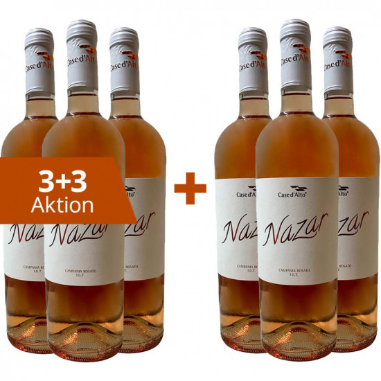 3+3 Paket Campania Rosato IGP trocken - Case d’Alto