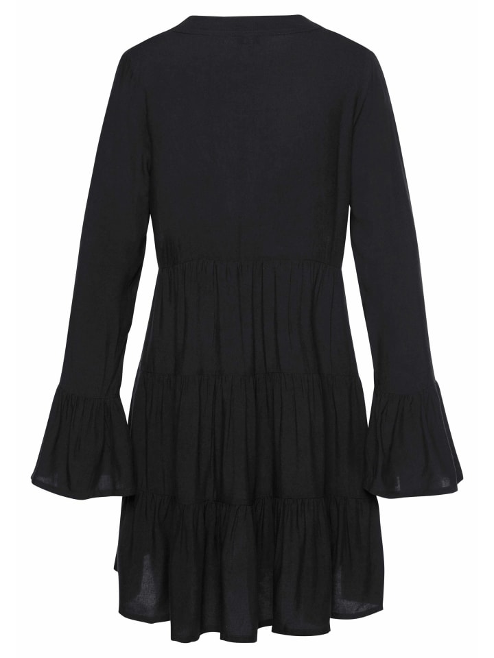 LASCANA Longbluse in schwarz günstig kaufen