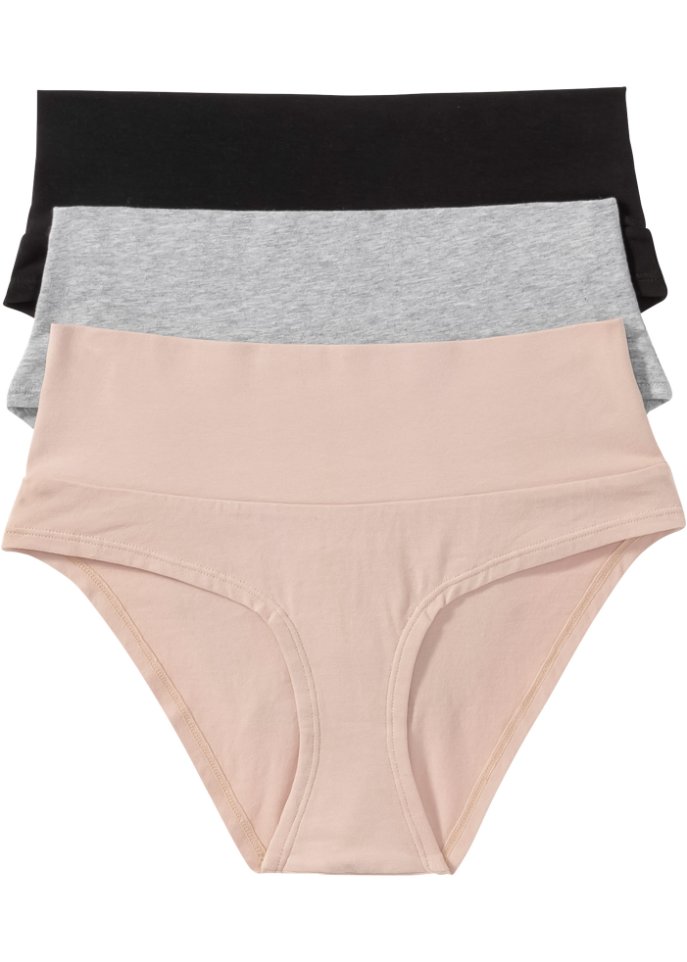 Umstandspanty mit Bio-Baumwolle (3er Pack)