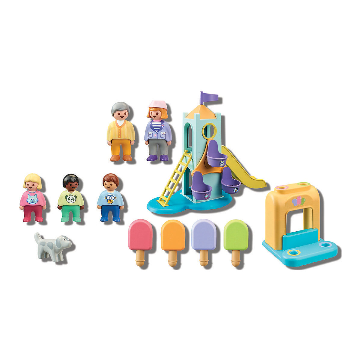 PLAYMOBIL® 71326 1.2.3: Erlebnisturm mit Eisstand