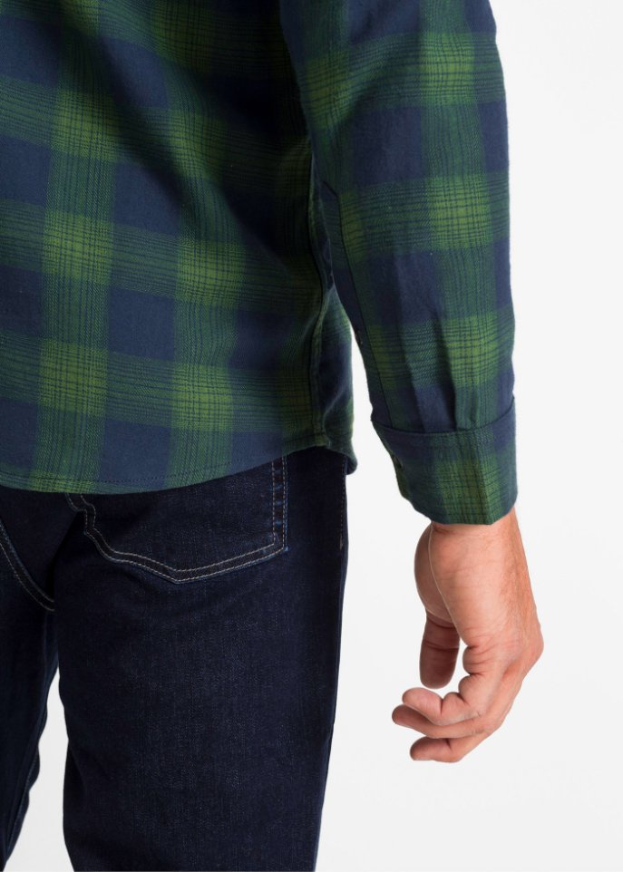 Flanell-Langarmhemd