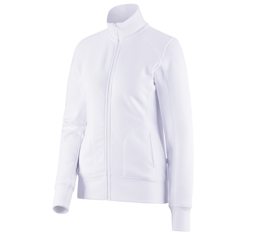 e.s. Sweatjacke poly cotton, Damen