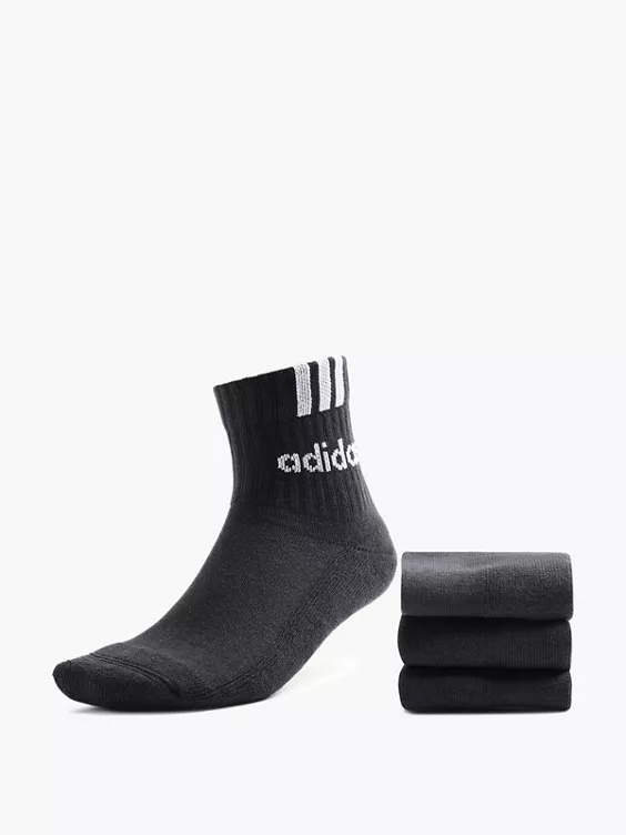 adidas 3 Streifen Linear 3er Pack Crew Socken