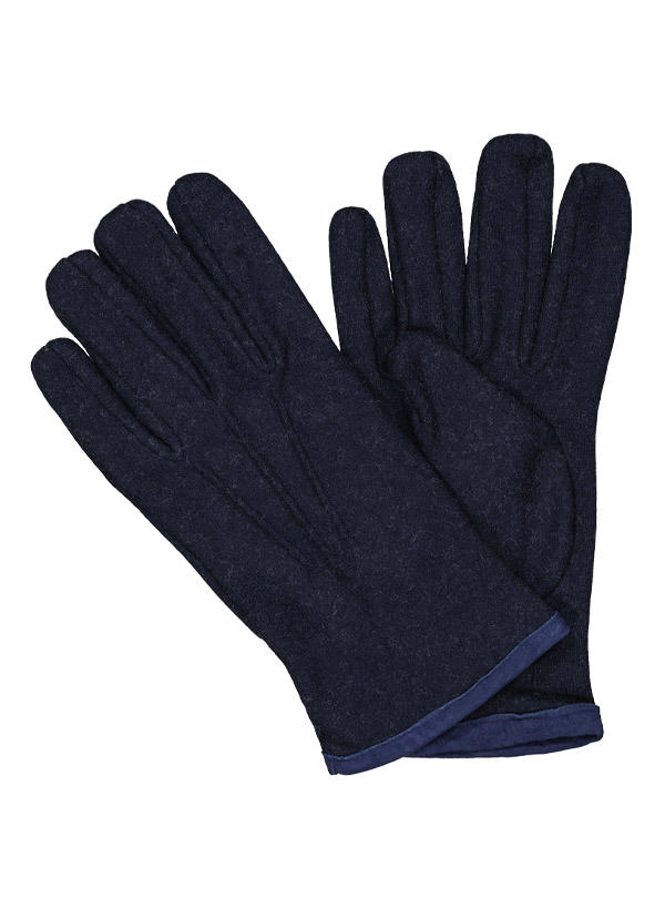 BOGGI MILANO, Handschuhe, Wolle, navy