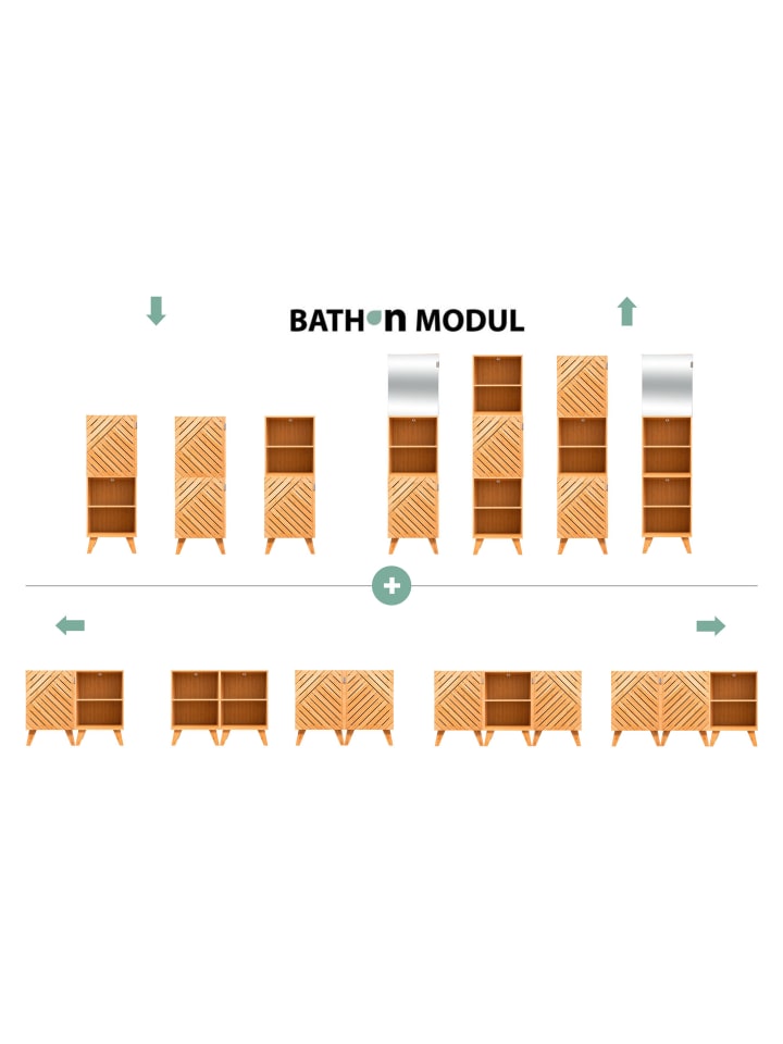 5five Simply Smart Badschrank in braun günstig kaufen onesize
