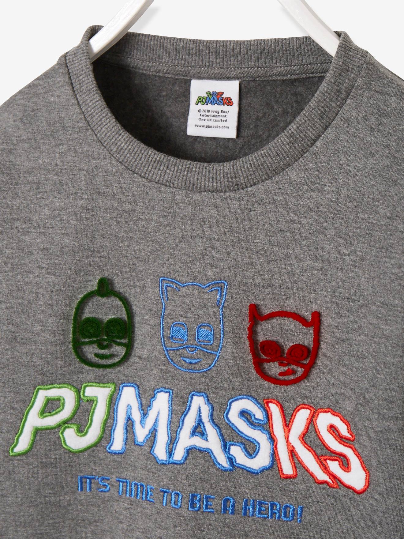 PJ Masks Kinder Sweatshirt Pyjamahelden - grau meliert