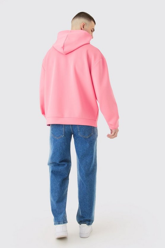 Tall kastiger Oversize Scuba Hoodie