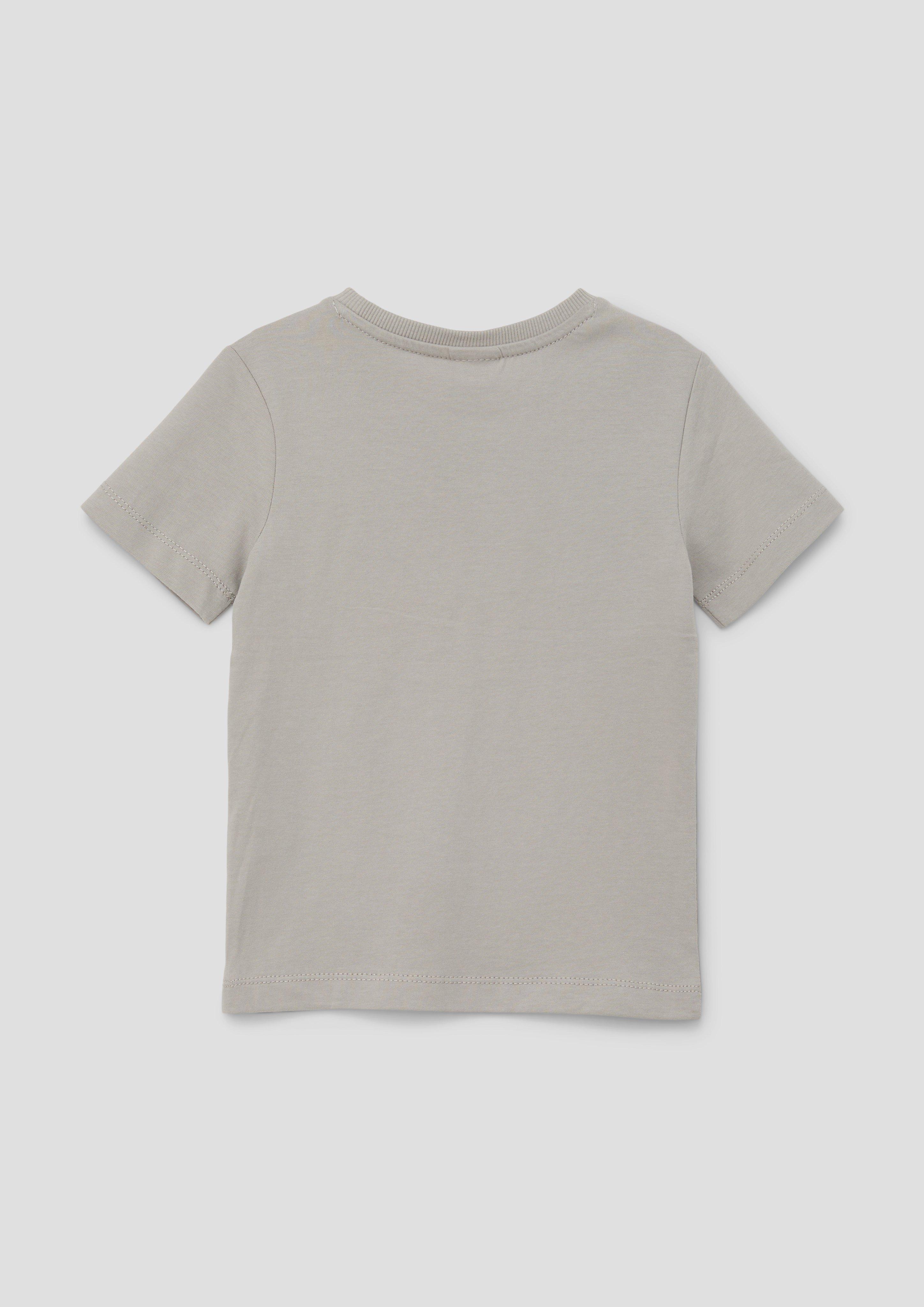 T-Shirt mit Mesh-Applikation  2143097-9114