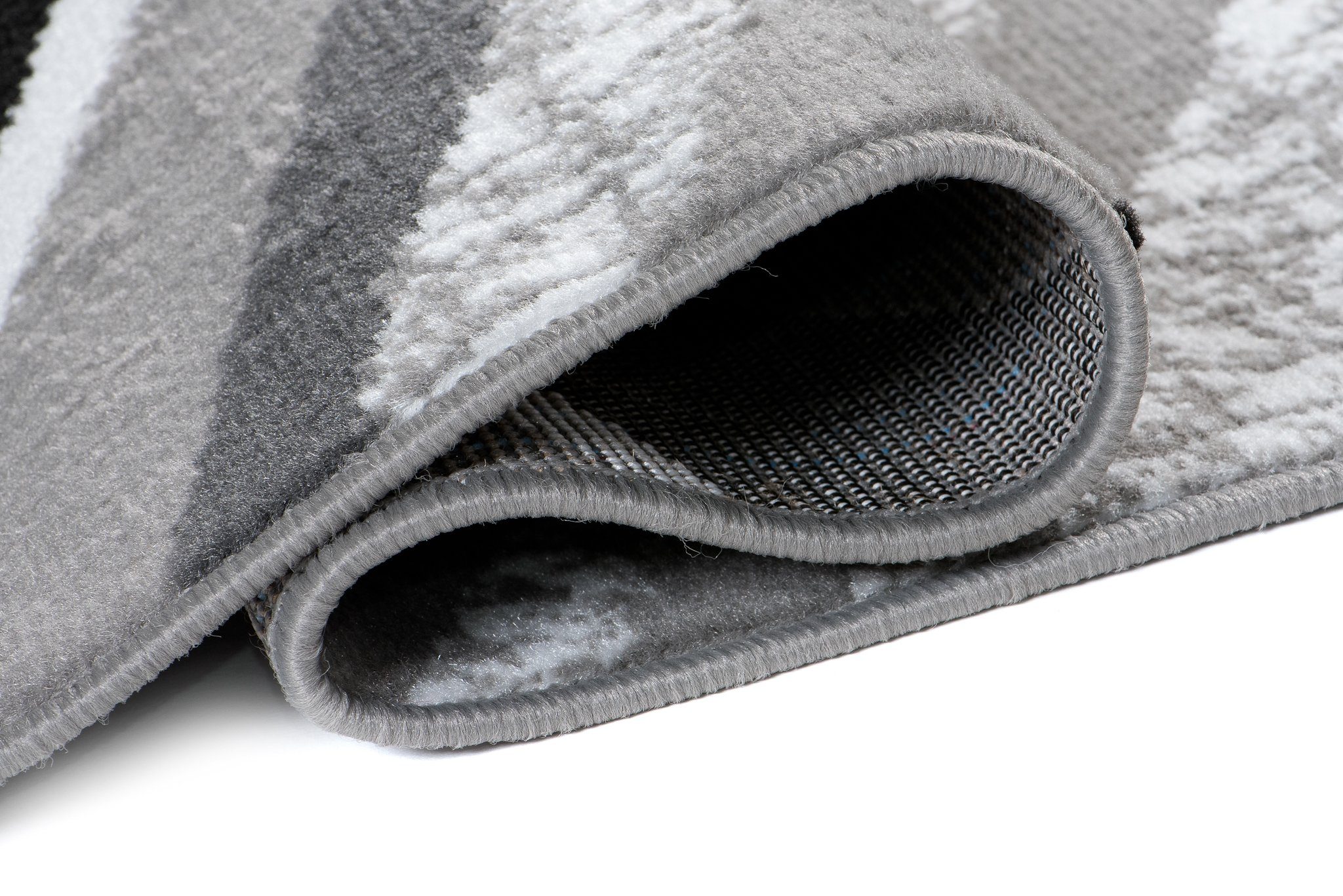 Läufer Läufer Flurläufer Modern für Vorzimmer 100 cm Breit Grau, Mazovia, 100 x 100 cm, Kurzflor, Meterware, Höhe 8 mm, Kurzflor - niedrige Florhöhe