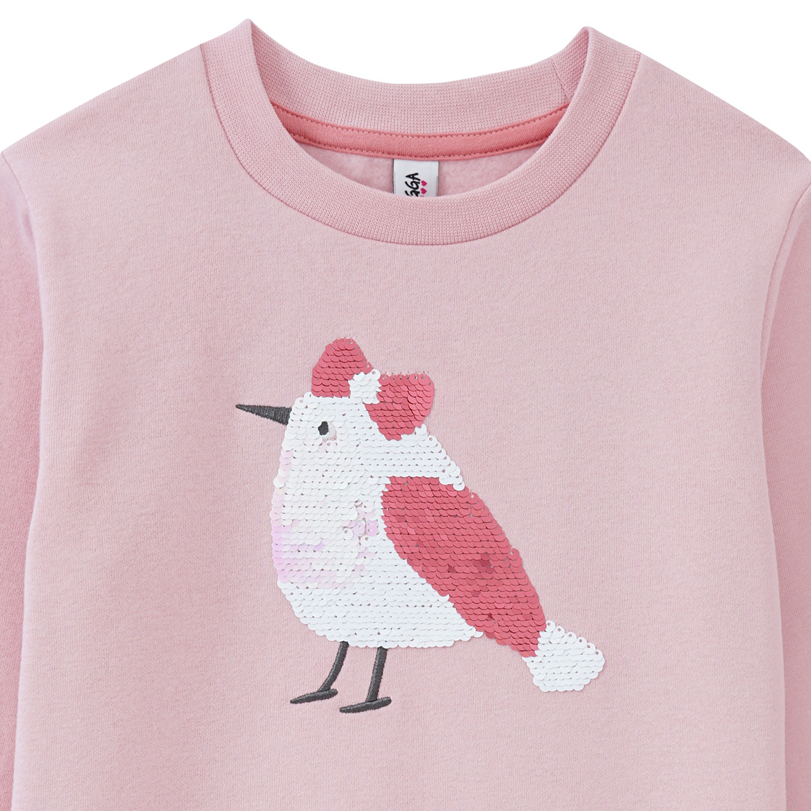Mädchen Sweatshirt mit Wendepailletten