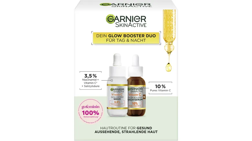 Garnier Skin Active Glow Booster Duo Geschenkset