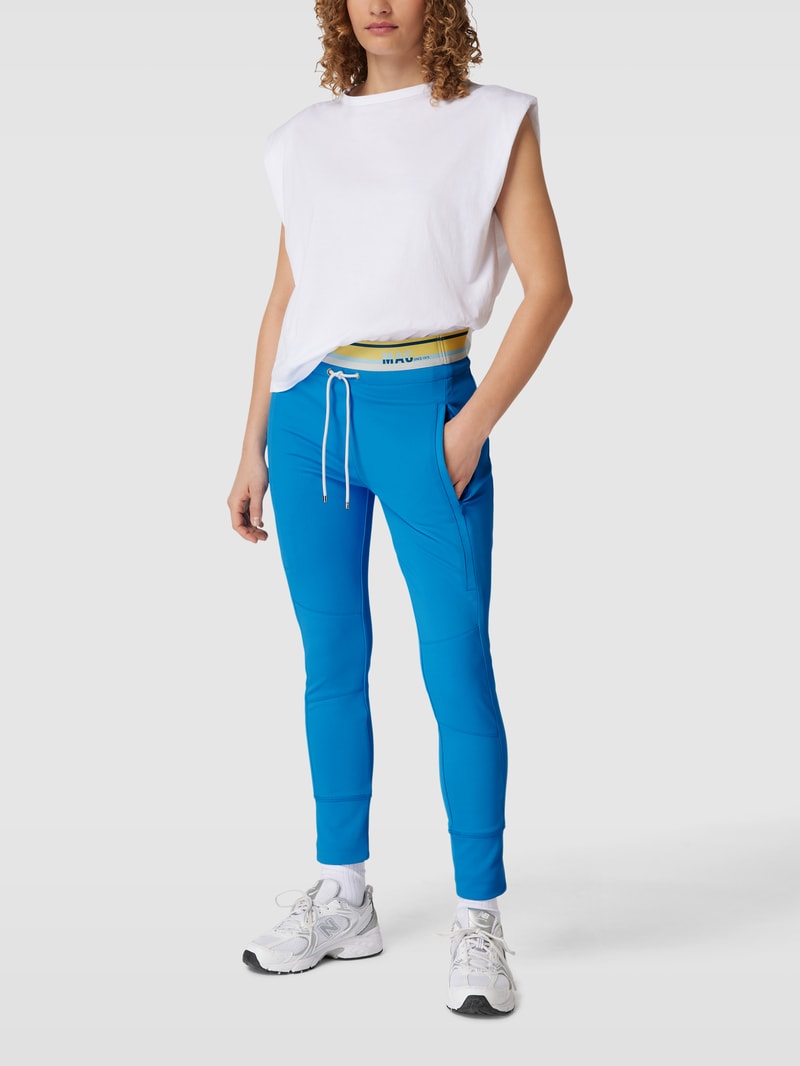 Sweatpants mit Teilungsnähten Modell 'FUTURE 4.0' in blau