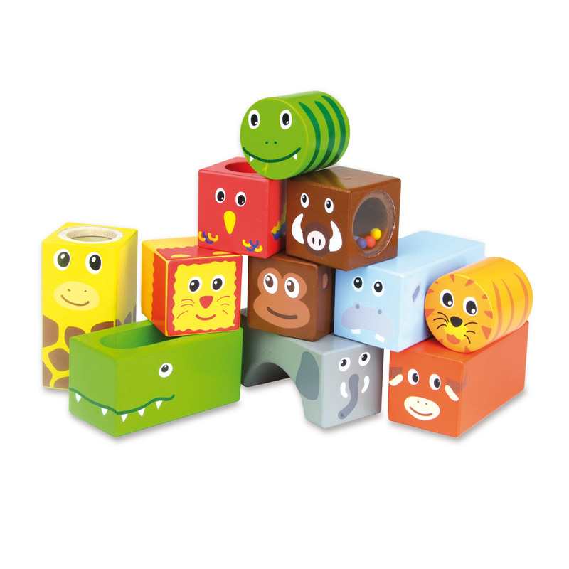 Cubes sonores Animaux de la savane Vilac