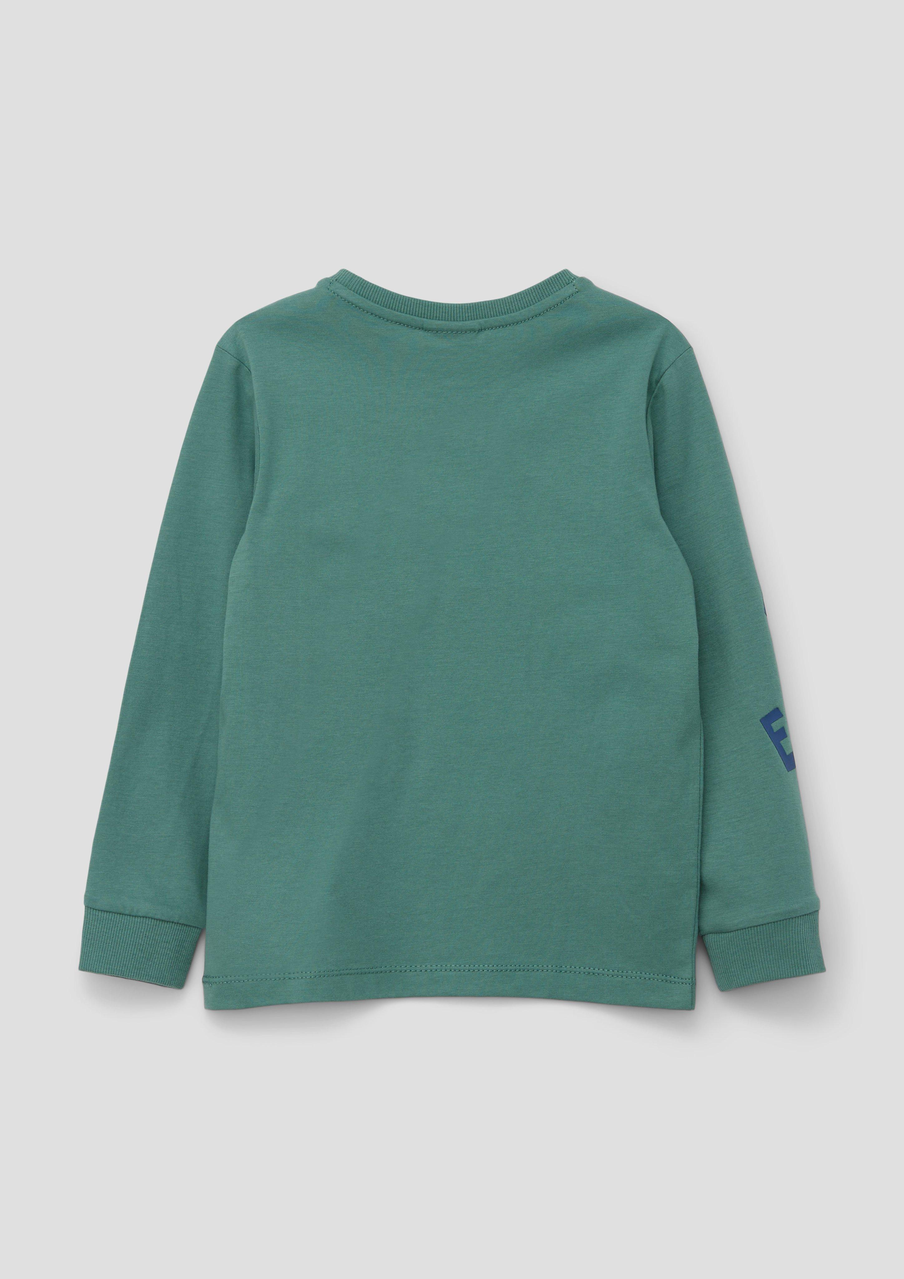 Longsleeve mit gummiertem Print  2134228-6576