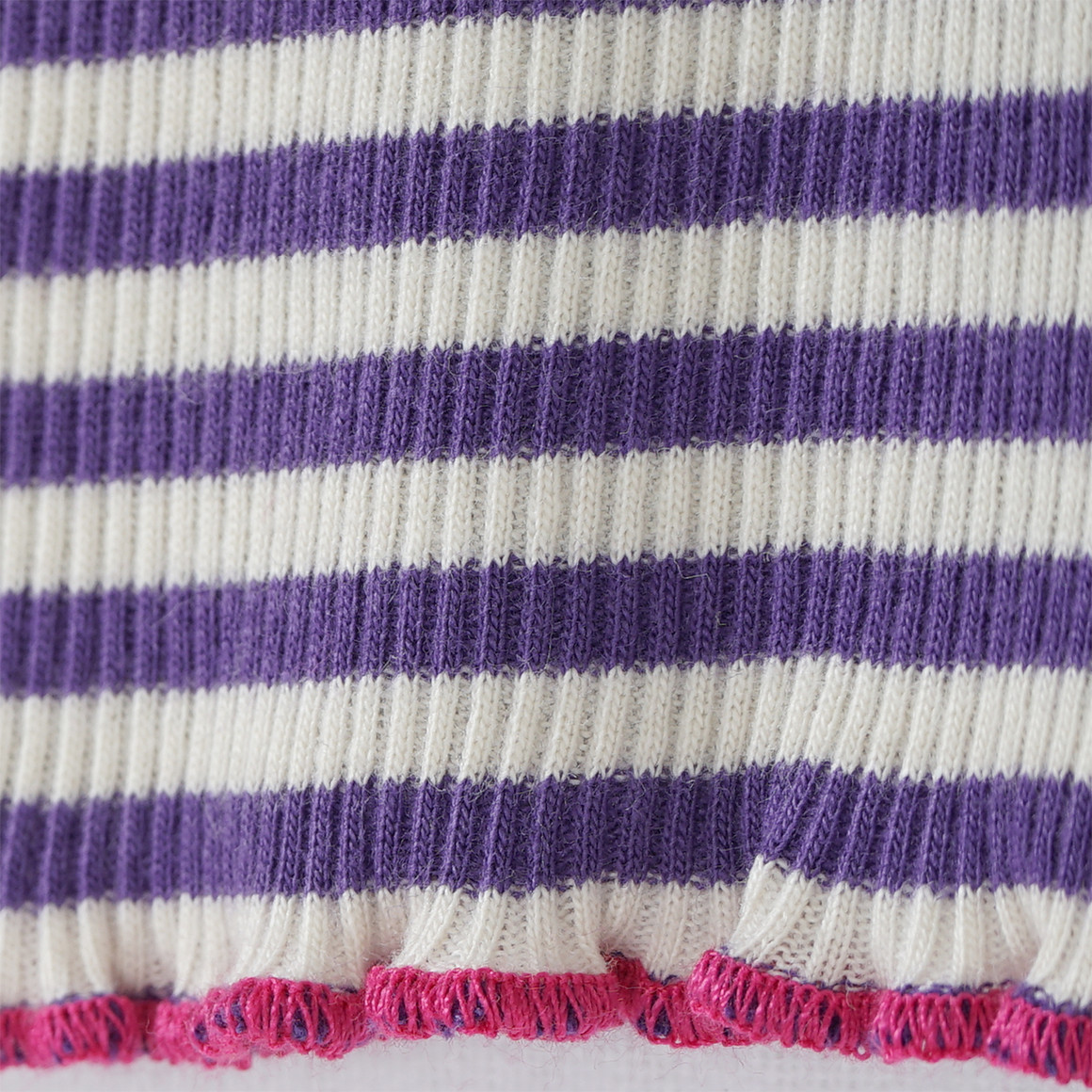 Mädchen Langarmshirt in Rippqualität