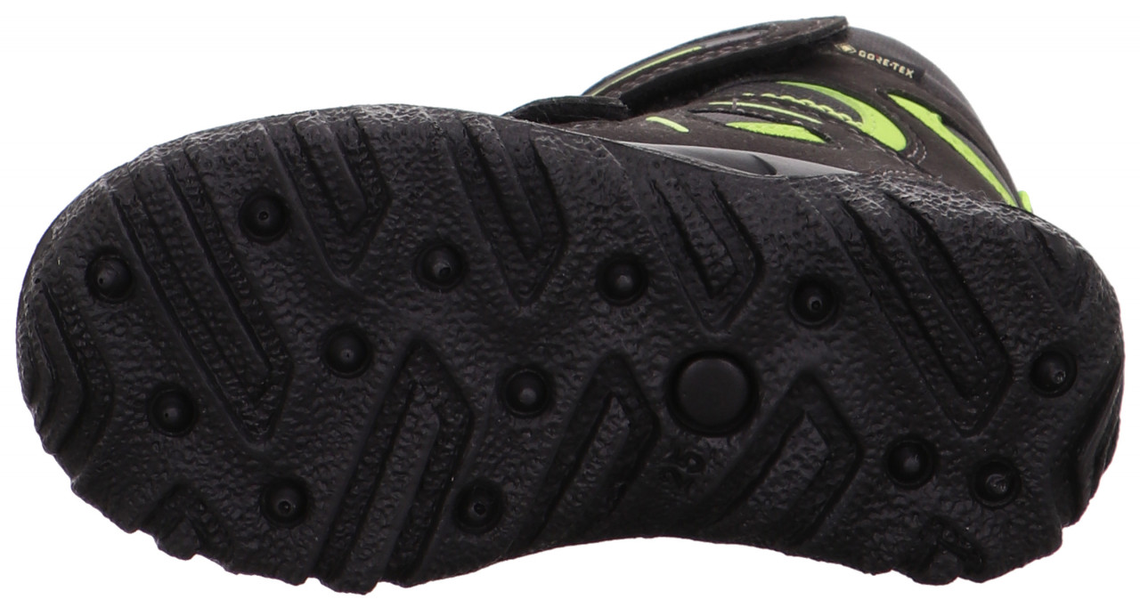 HUSKY - Schwarz/Grün Boots mit Klettverschluss