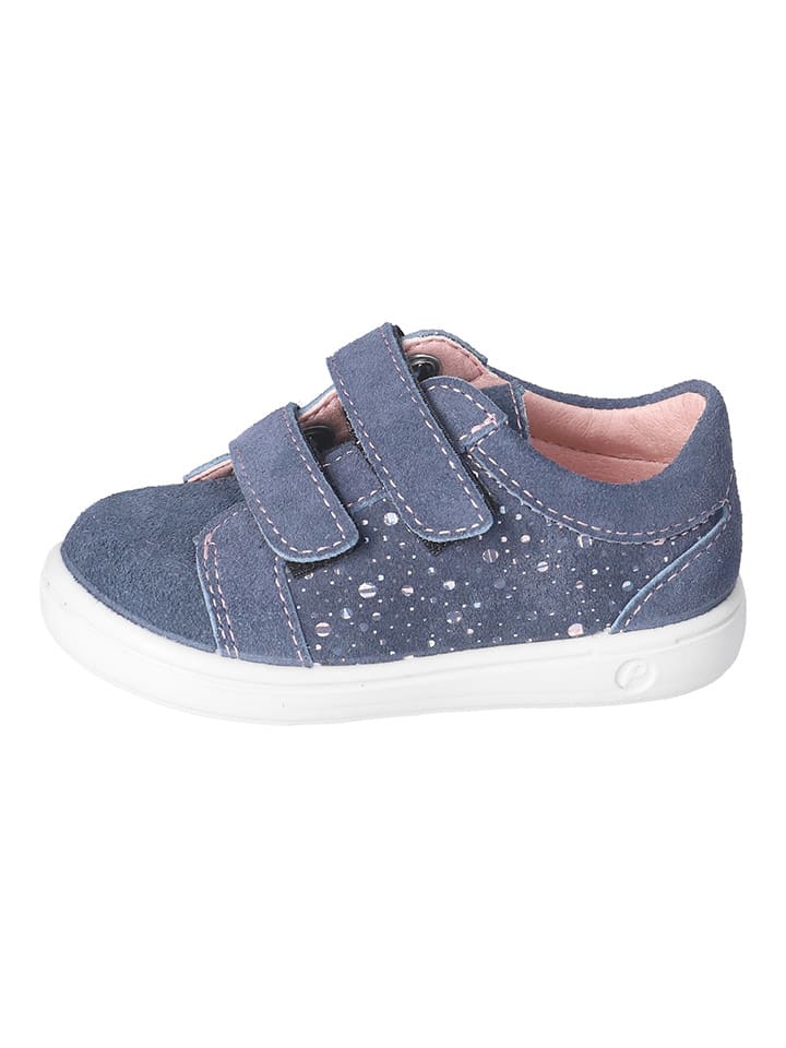 PEPINO Leder-Sneakers in Dunkelblau günstig kaufen