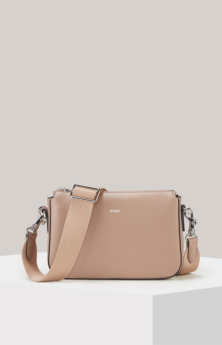 Leder-Schultertasche Sofisticato Jasmina in Mauve
