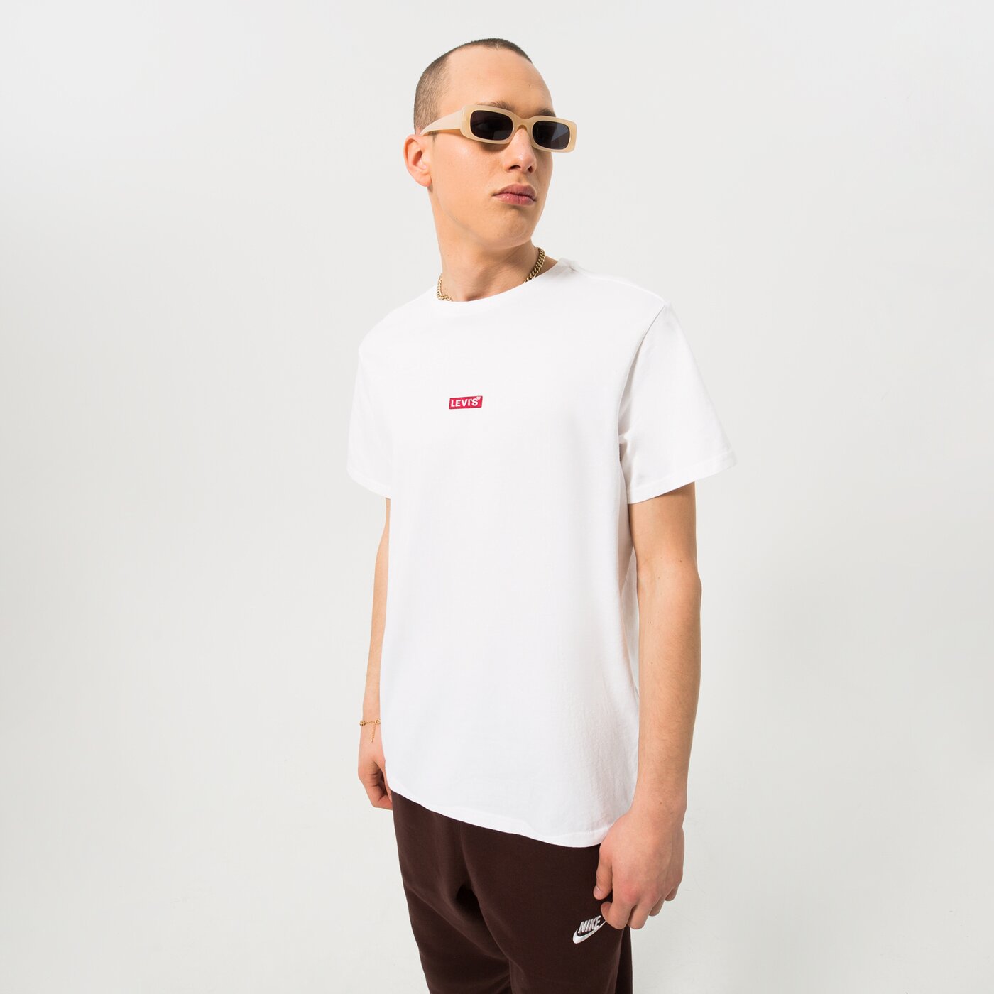 LEVI'S T-SHIRT SS RELAXED BABY TAB T Weiß