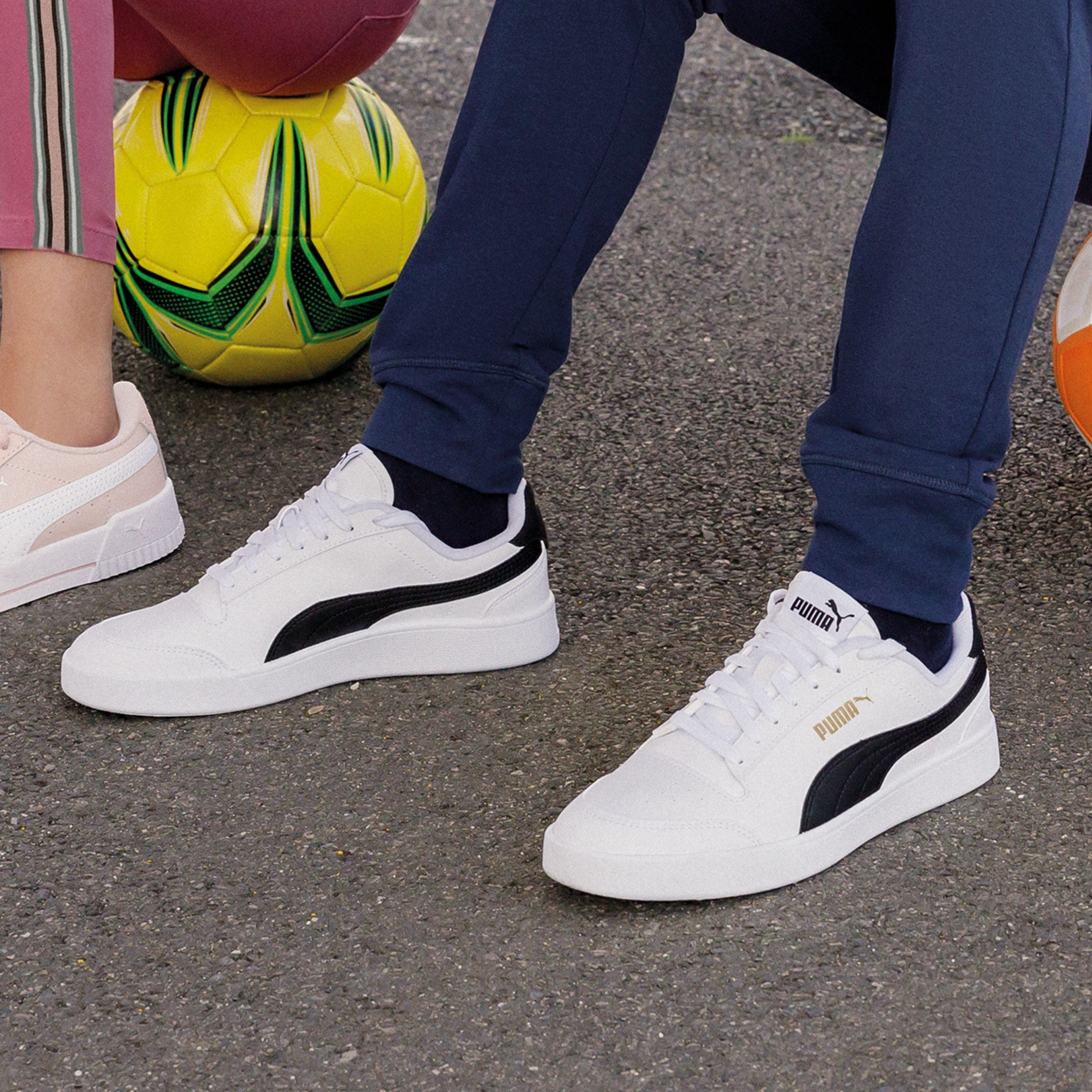 Tennis à lacets Puma Shuffle blanc garçon | La Halle