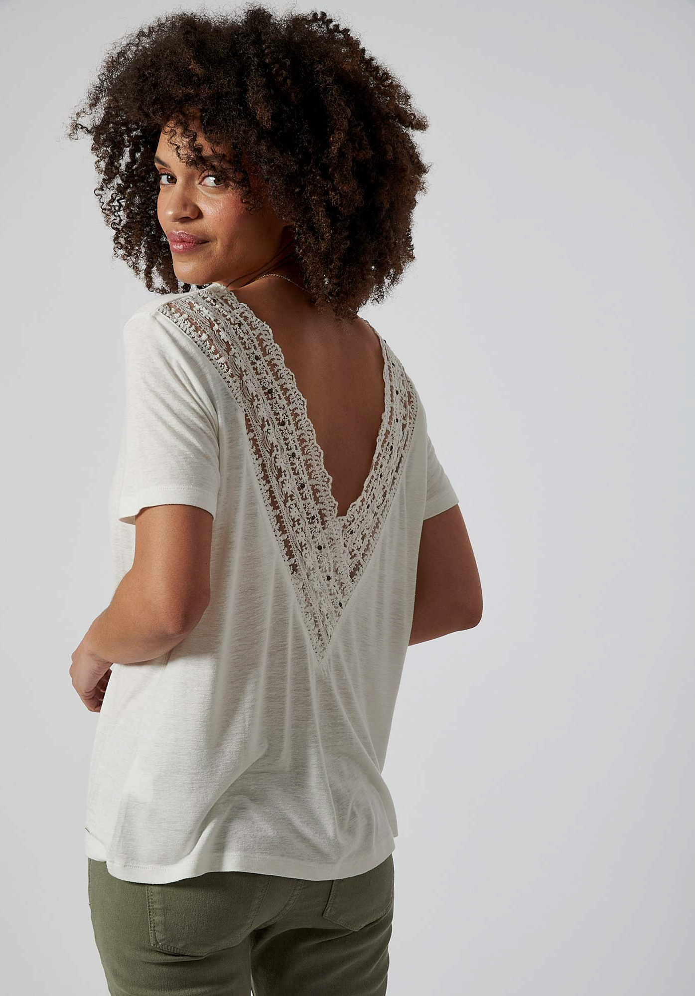 FILIP  T-shirt blanc femme