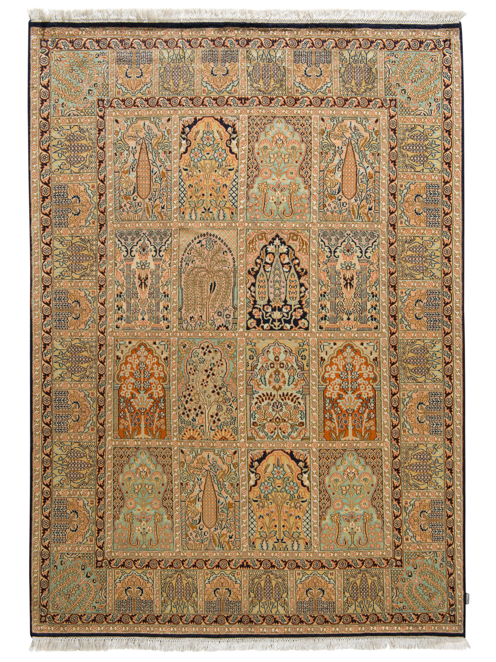 Kaschmir Seide 18/18 ca. 153 x 211 cm, Unikat / Einzelstück