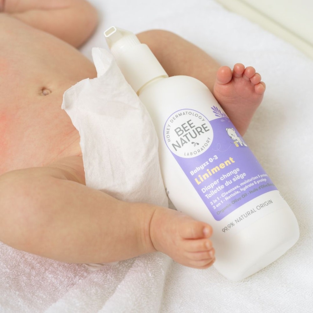 bee nature Babyzz Toilette du siège 400ml - Liniment (COSMOS Organic) Liniment bébé