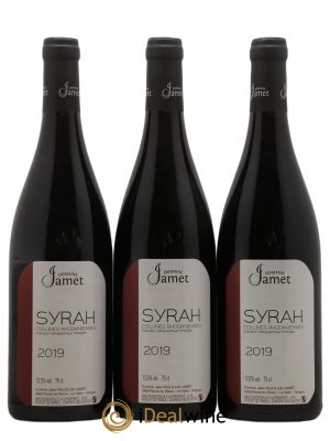 IGP Collines Rhodaniennes Syrah Jamet (Domaine)  2019 - Lot de 3 Bouteilles
