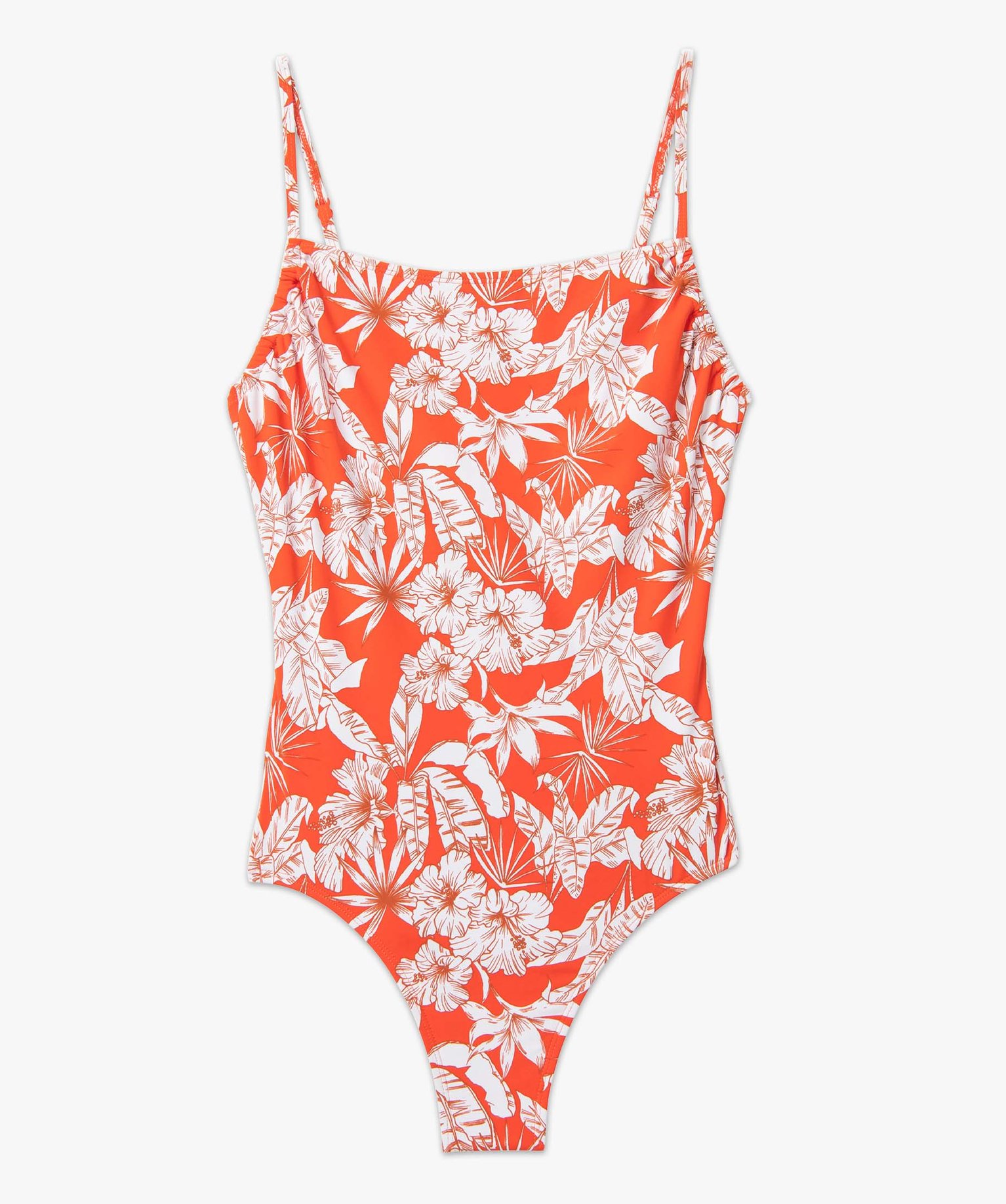 Maillot de bain femme une pièce à motifs fleuris imprime | GEMO