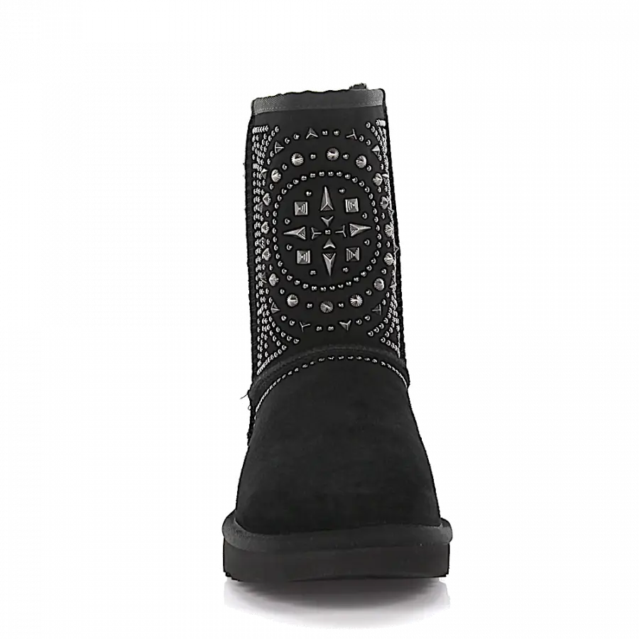 UGG - Snowboots Lammleder Nieten schwarz - schwarz