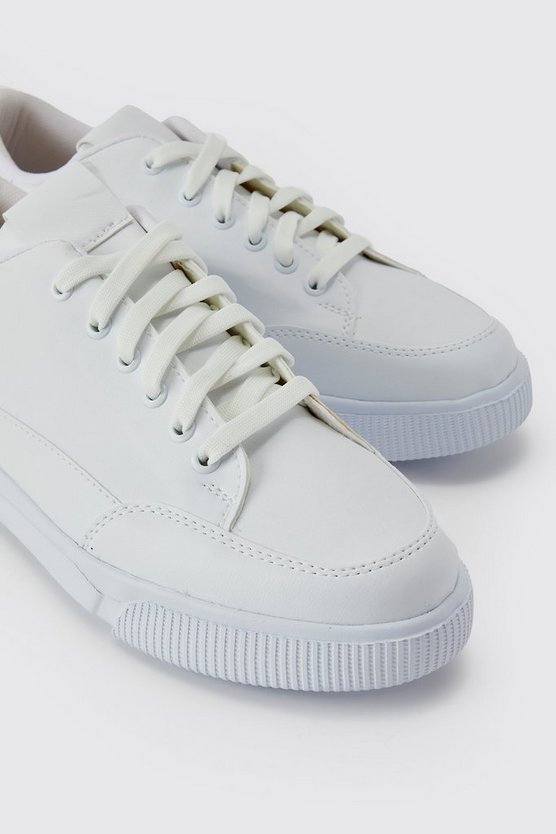 Smarte Kunstleder-Sneaker