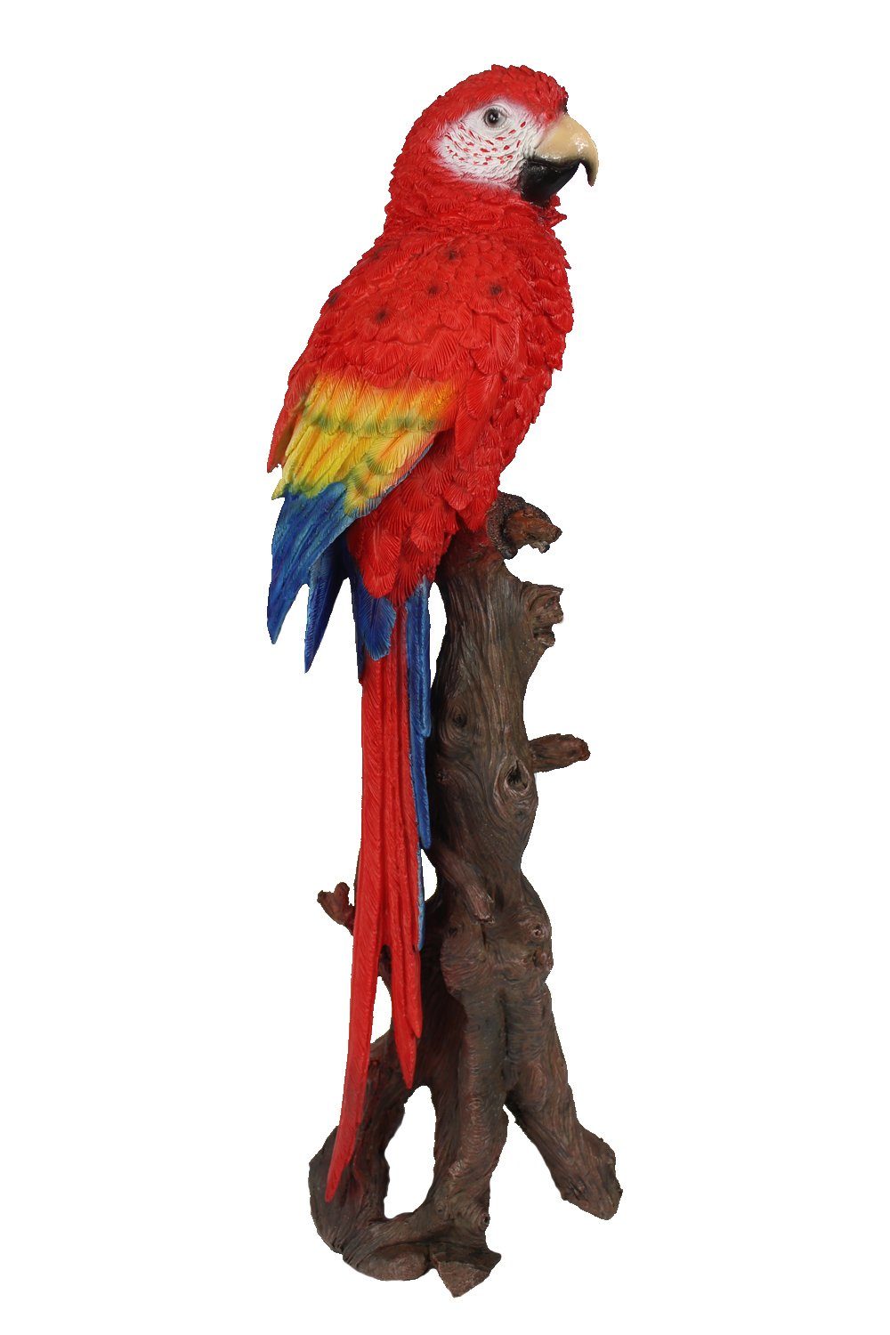Arnusa Gartenfigur Ara Papagei 66cm Dekofigur, Tierfigur wie echt