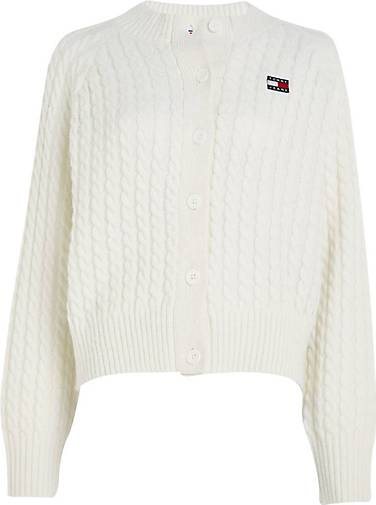 TOMMY-JEANS Damen Strickjacke